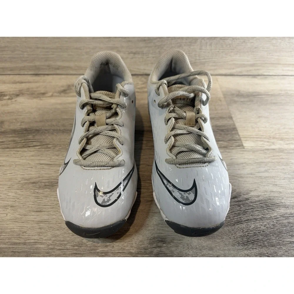 Nike‎ Hyper Diamond 6 Keystone Big Kids Softball Cleats Gray Size 1Y FZ0919-002